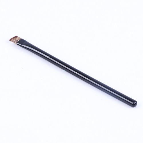 Jinyi Sheng Angled Eyebrow Brush, 3-Color Hair, Eyeliner Brush, One-Stroke Highlighter Brush, Portable Makeup Brush—Single Piece