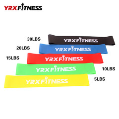 Manufacturer's latex pull-up ring fitness resistance band circular resistance ring rehabilitation training band mini elastic ring