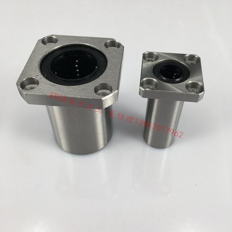 LMK6L-LMK35L方型法兰口罩机直线运动轴承 促销光轴直线轴承加长
