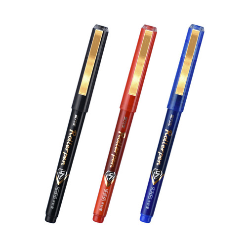 【Golden Ten Years】Black and Red 0.5mm Ballpoint Pen for Business Office, Signing, Student Exams, and Practice Writing