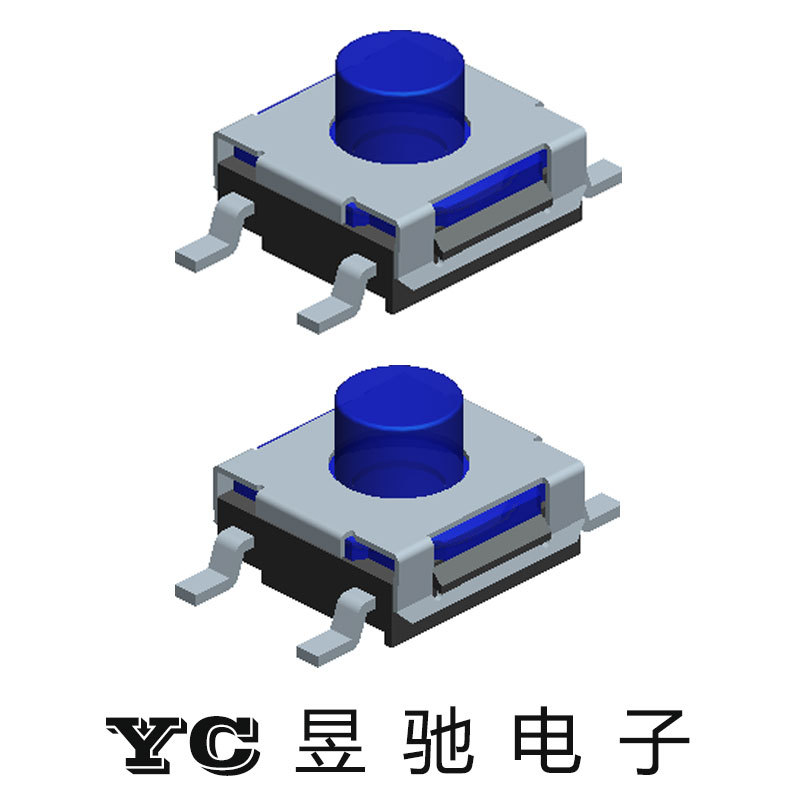 厂销6x6硅胶贴片轻触开关 防水轻触按键 6*6防尘按键开关