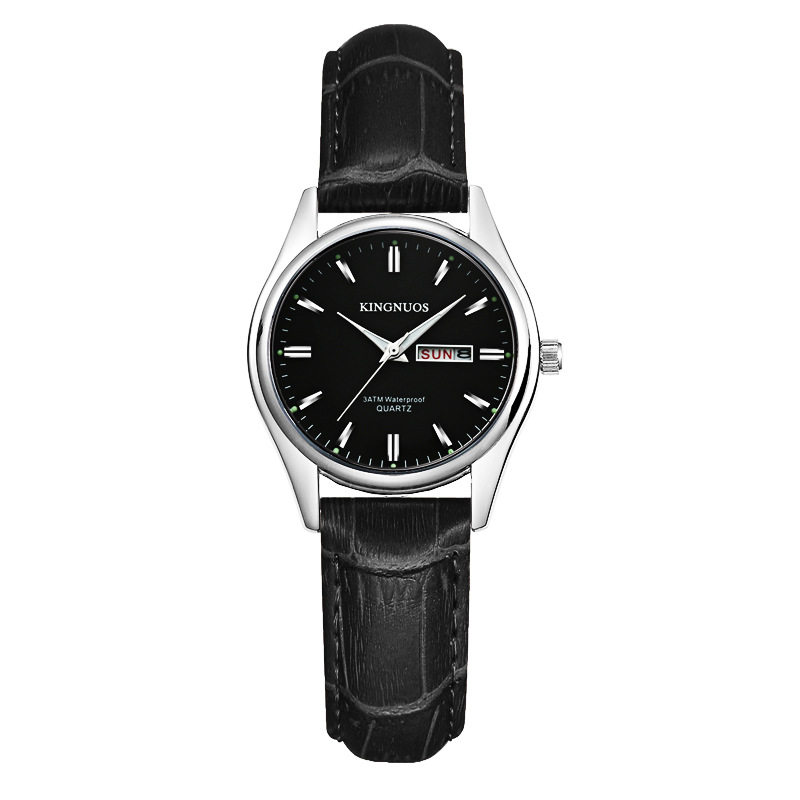 Women's Black Belt Black Plate