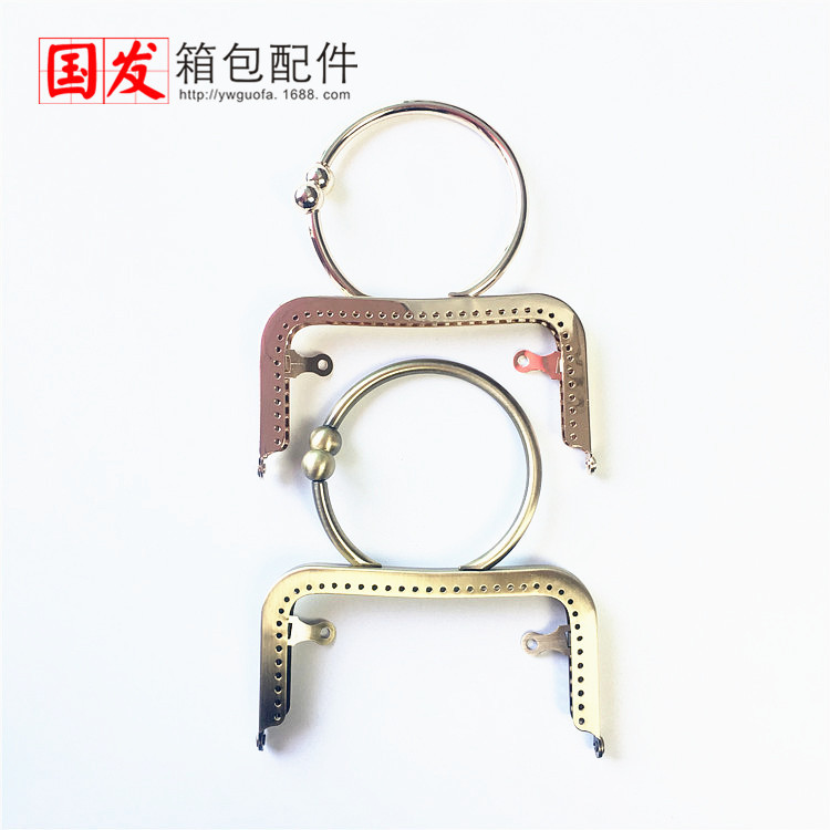 12.5cm cintura cóncava brillante pulsera en forma de O oro brazalete creativo accesorios de bolsas de mano