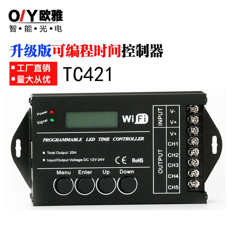 Tc421 WiFi tiempo programable controlador PC Teléfono Móvil App inteligente timing control remoto inalámbrico