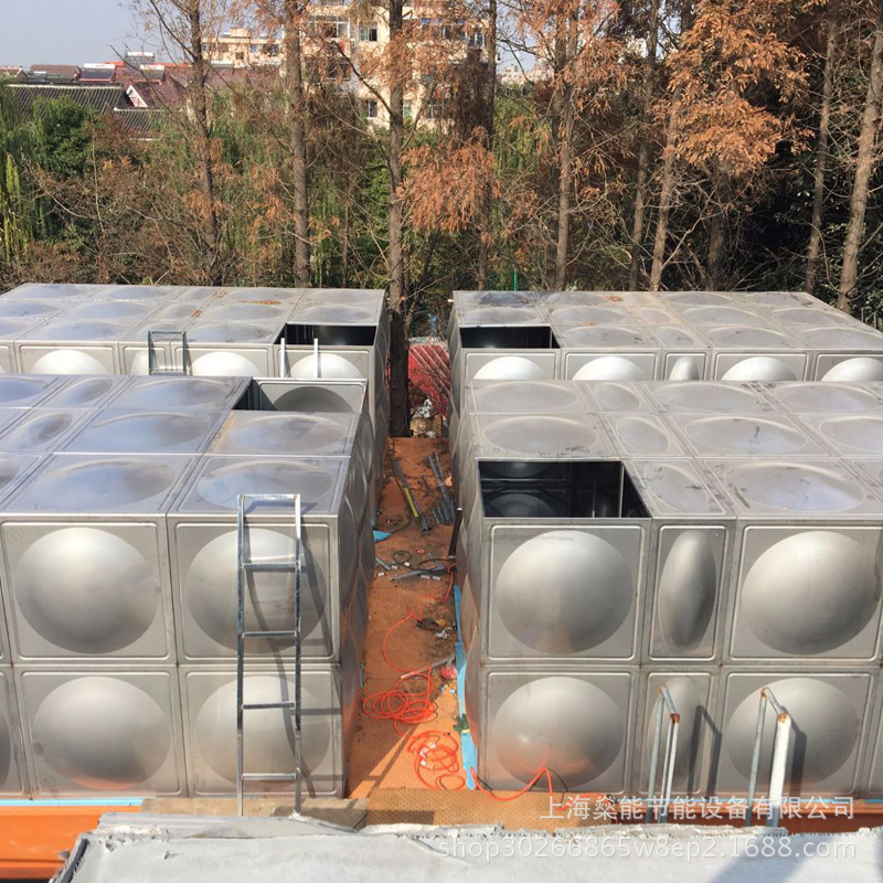 厂家供应方形水箱 国标304不锈钢生活水箱 家用保温水箱 储水设备