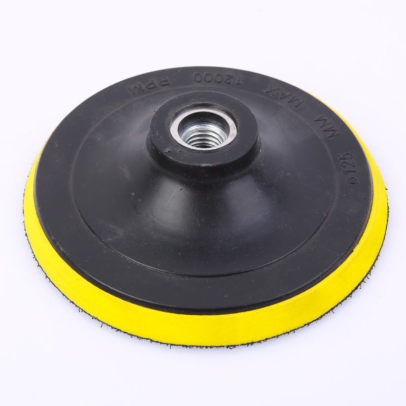 电动植绒砂纸片吸盘拉绒片自粘盘自粘式水磨片磨盘托盘粘盘80—18