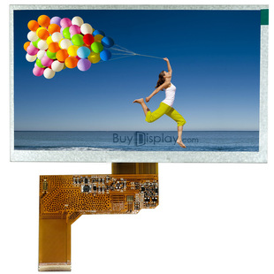 7��TFT LCD��ɫҺ���@ʾ��/800x480�cꇲ���ģ�K/�����|����
