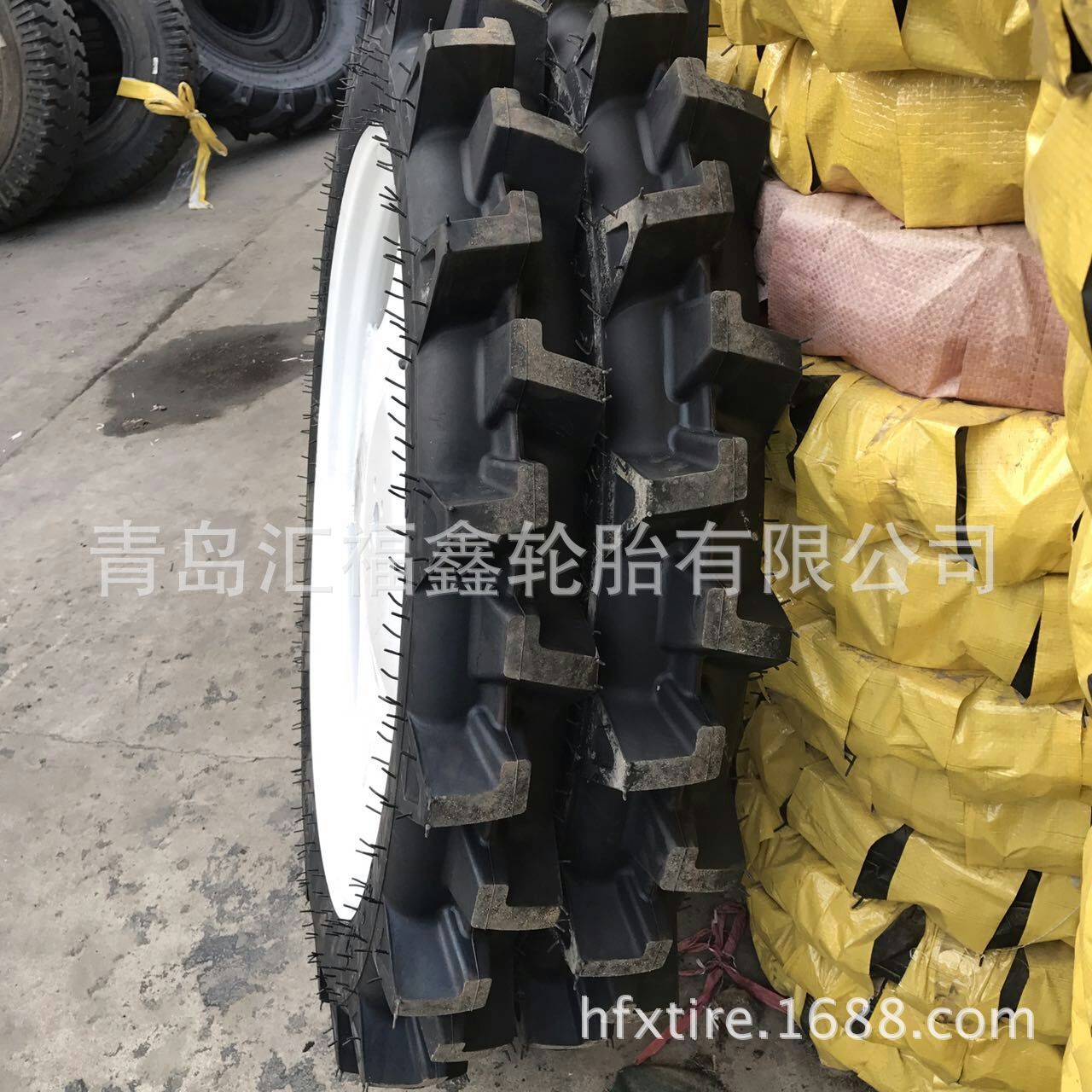 供应农用喷药机轮胎5.00-32半高花打药机轮胎可配钢圈