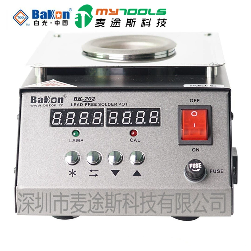 Шэньчжэнь белый свет BK-202 круглая Оловянная печь без содержания свинца из чистого титана BK202 промышленная Оловянная печь высокой мощности