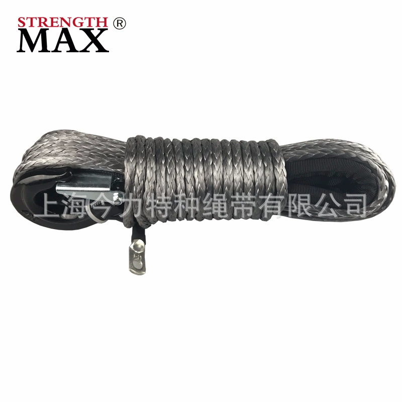 Лебедка трос Ультра высокомолекулярный полиэтилен трос прицеп трос лебедка трос тяговый трос 10 мм * 28 м