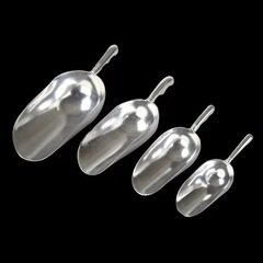 Kitchen utensils aluminum alloy four sizes ice shovel flour shovel cereal shovel ice cube shovel French fries shovel multi-purpose shovel