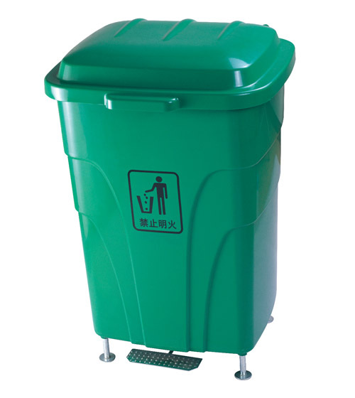 白云  AF07301A   脚踏式垃圾桶 户外收集桶   70升