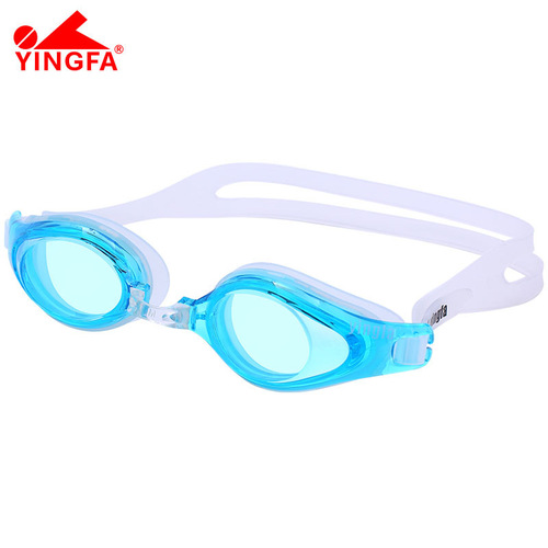 One piece drop shipping YINGFA/yingfa swimming goggles silicone rubber waterproof and anti-fog swimming goggles for adults Y2900AF