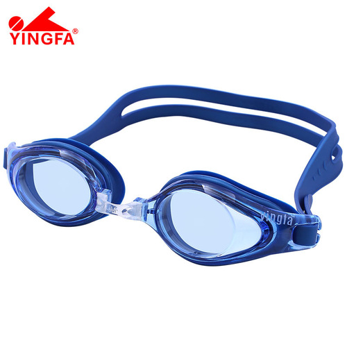 One piece drop shipping YINGFA/yingfa swimming goggles silicone rubber waterproof and anti-fog swimming goggles for adults Y2900AF
