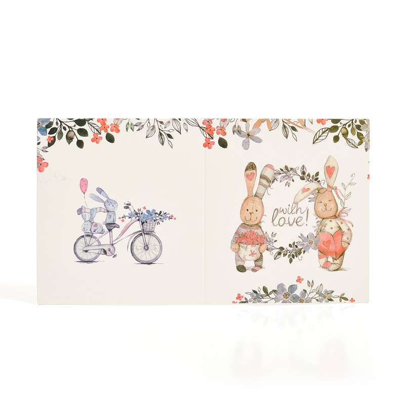 Corea del Sur mini tarjeta de felicitación creativa de dibujos animados lindo regalo de negocios tarjeta de felicitación bendición tarjeta pequeña tarjeta de mensaje al por mayor