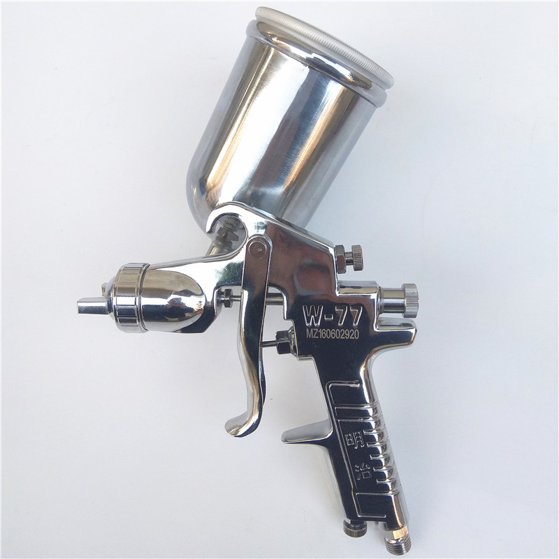 日本明治W-77大口径喷漆枪 W-77上下壶高雾化气动油漆喷枪喷胶枪