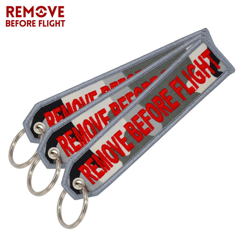 New Amazon Ebay Hot Fashion Keychain Camouflage Cloth Embroidered Air Gift Commemorative Key Chain