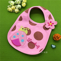 Baby Cotton Bibs Baby Three-layer Waterproof Bib Carter Bib Wholesale Cross-border Foreign Trade Source 