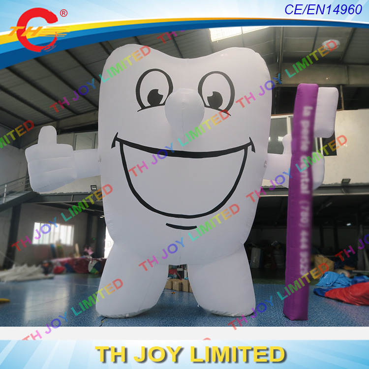 充气卡通气模 牙齿牙医固定充气模型行走 企业仿真形象造型