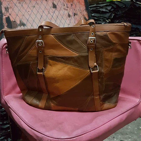 Необычные натуральная кожа шить овчины tussock верхний слой Девственница зеленый цвет стойкость хорошая Внешняя торговля сумка