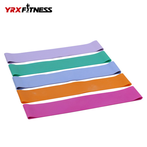 Manufacturer's latex pull-up ring fitness resistance band circular resistance ring rehabilitation training band mini elastic ring