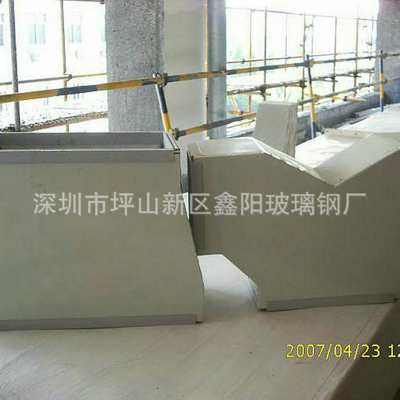 各种异形玻璃钢风管 玻璃钢无机风管 地下室玻璃钢通风管管道