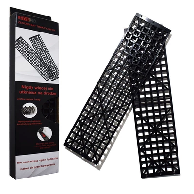 Car Escape Board 1 Pair of Tire Anti-Skid Board Anti-Slip Board to Prevent Escape Self-Rescue Self-Driving Off-Road Equipment Snow Mud Sand (Kempinq və səyahət)