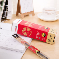 Deli S776 Triple Win Series Exam Refill 0.5mm Black Ink Cartridge Exam Replacement Pen Ink Cartridge