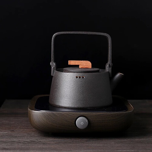 Factory direct sales coarse pottery kettle, ceramic teapot, kungfu tea set, teapot, tea ceremony large handle kettle