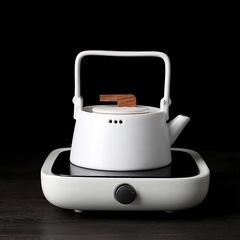 Factory direct sales coarse pottery kettle, ceramic teapot, kungfu tea set, teapot, tea ceremony large handle kettle