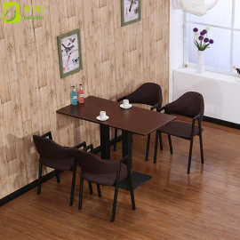厂家批发北欧实木餐椅 休闲椅子酒店简约咖啡厅甜品店餐桌椅组合