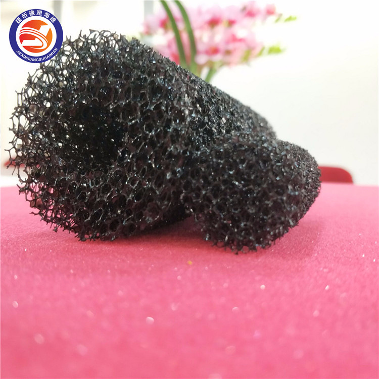 工厂生产5公分耐高温阻燃爆破海绵管 聚氨酯爆破棉工业污水处理棉