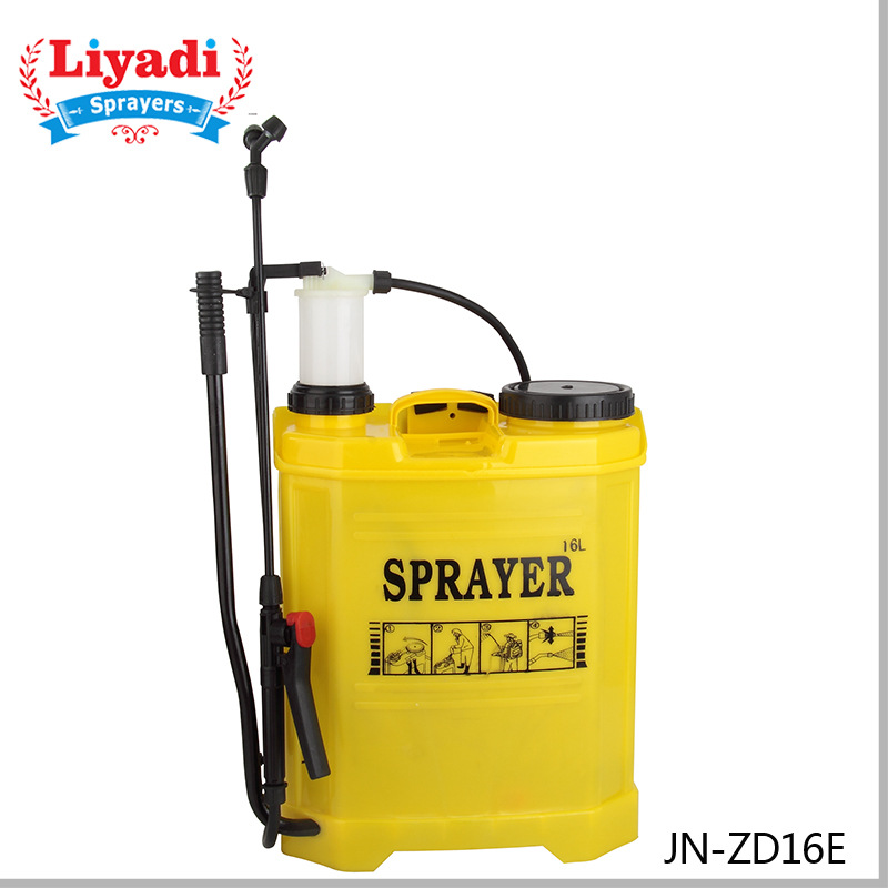 16L园艺农用农药打药机八角单管背负式手动高压喷雾器