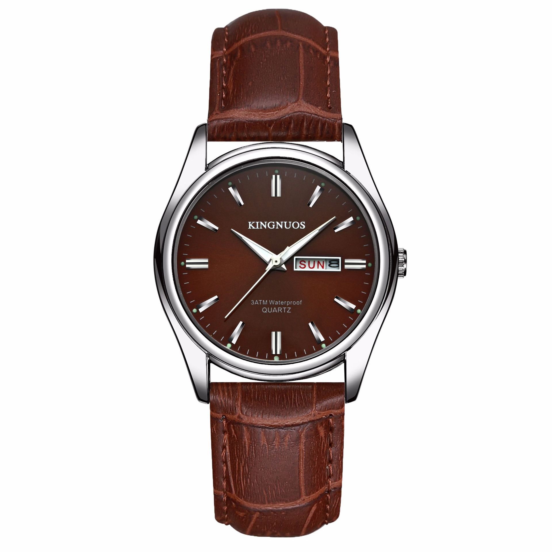 Men's Brown Belt Coffee Plate