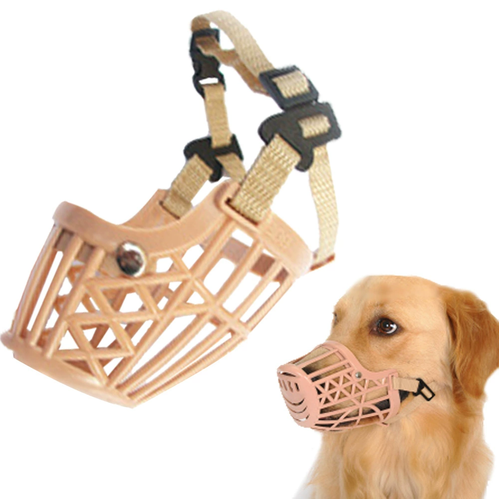 Крышка для рта собаки Маска против укусов Тедди Большая собака Клетка для рта Ванна Пластиковая Крышка для рта для домашних животных Мульти-модель Amazon