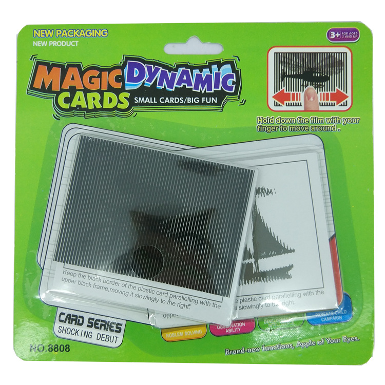 Inteligencia infantil ciencia y educación juguetes magia tarjeta dinámica de los niños iluminación padre-hijo regalo personalización