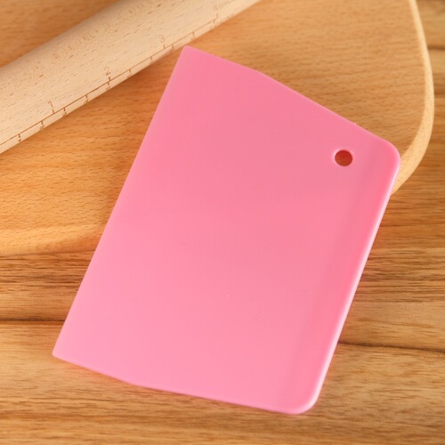 Cream scraper trapezoidal baking tool plastic scraper scraper butter scraper oil board dough cutting thickened scraper