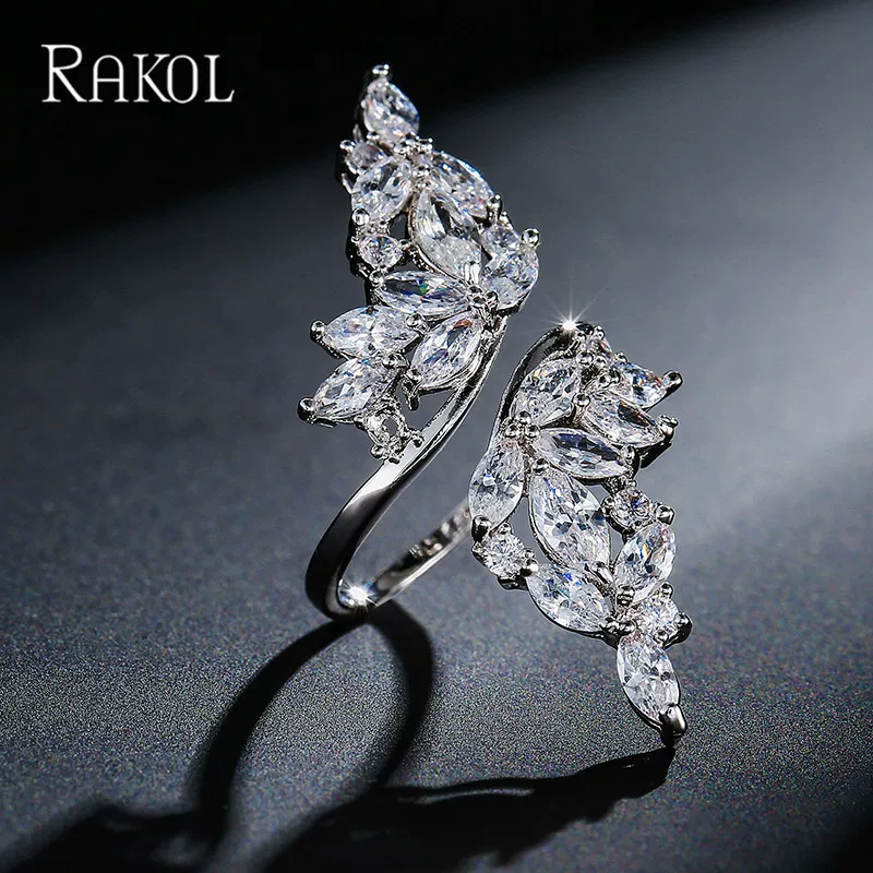 Модное изысканное кольцо, цирконий, Aliexpress, простой и элегантный дизайн, микро инкрустация