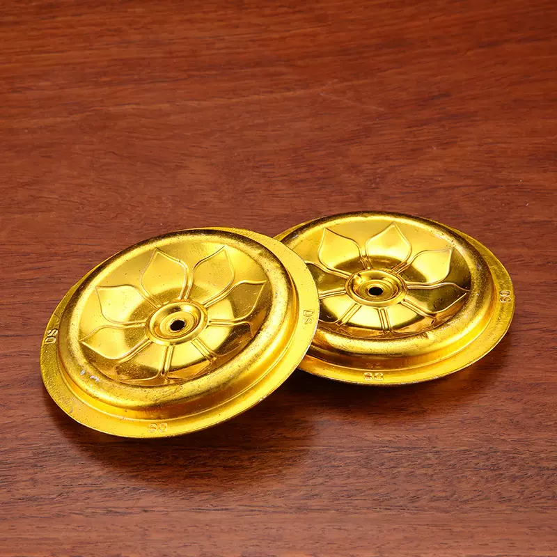 佛堂合金液体酥油佛灯油浮油漂 佛具用品供佛合金长明灯灯芯浮漂