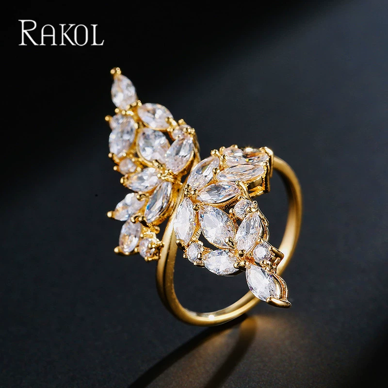 Модное изысканное кольцо, цирконий, Aliexpress, простой и элегантный дизайн, микро инкрустация