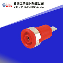 供应进口全铜新进10A端子台开孔12MM红色黄色符合ROHS M12*0.75