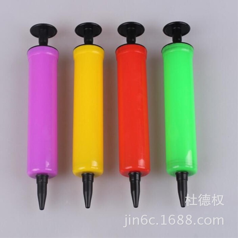 厂家供应 塑料手推打气筒 手动充气筒 便携式打气筒 迷你气筒