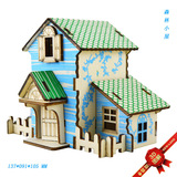 Реалистичная хижина, головоломка, деревянная игрушка, домик, конструктор, «сделай сам», 3D