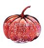 Factory wholesale glass pumpkin Christmas LED plating pumpkin/3D firework pumpkin light/harvest festival