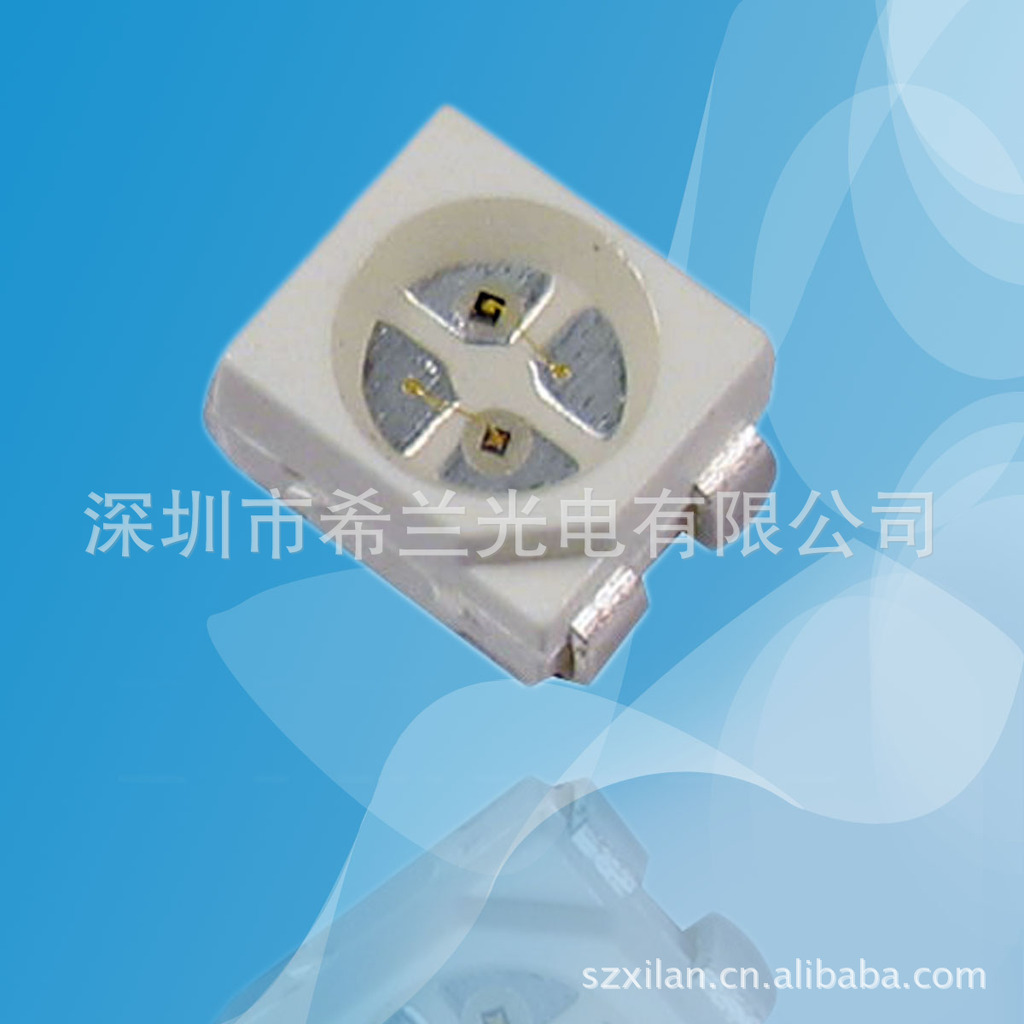 希兰供应3528贴片血氧发射管660-940NM双波长LED灯珠发光二极管
