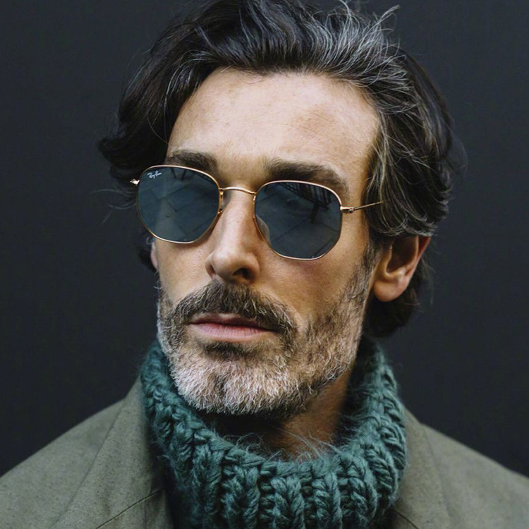 2019 European and American Small Square Sunglasses All-match Street Photograph Colorful Sunglasses Men's and Women's Retro Sunglasses Trendy 3548