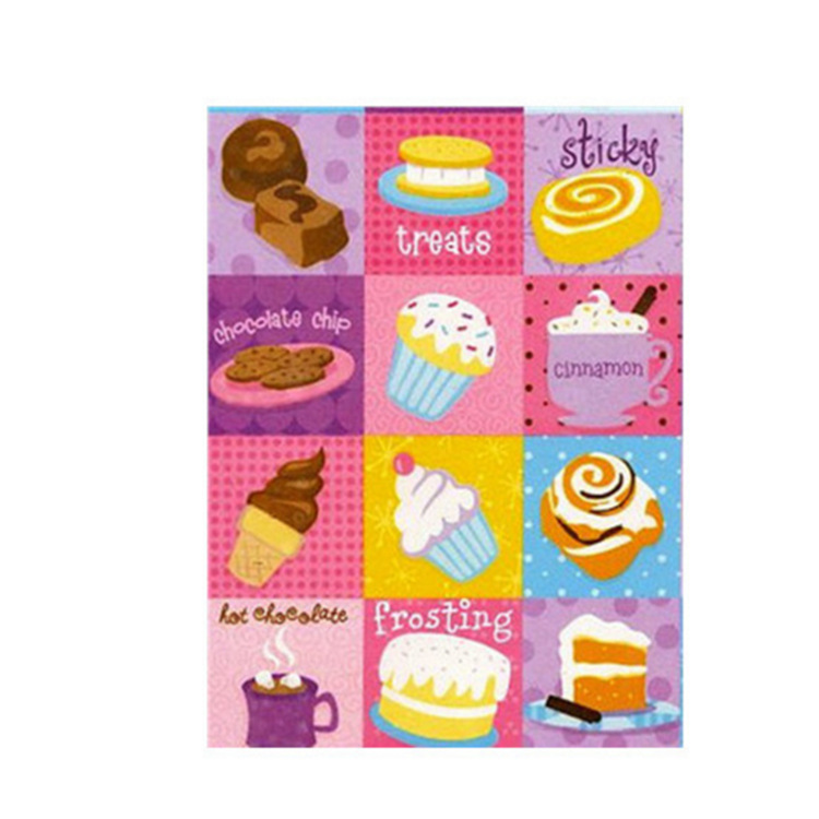 厂家制作摩擦香味贴纸 刮刮香感香香味贴 卡通图案香味标签贴纸