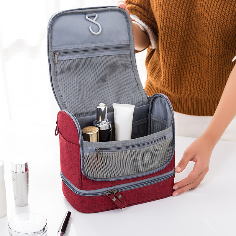 Beilian Travel Wash Bag Cosmetic Bag Outdoor Travel Storage Bag Waterproof Hanging Portable Dry and Wet Separate Bag