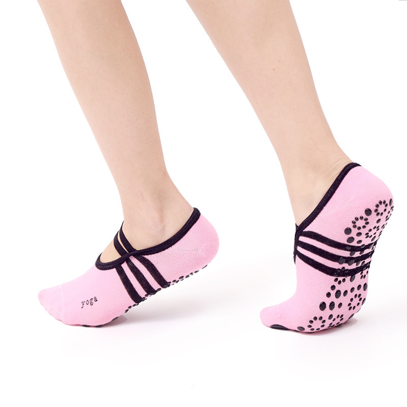 Foreign Trade Yoga Socks Non-slip Women Ballet Fitness Floor Socks Sports Socks Dance Socks Pilates Cotton Socks