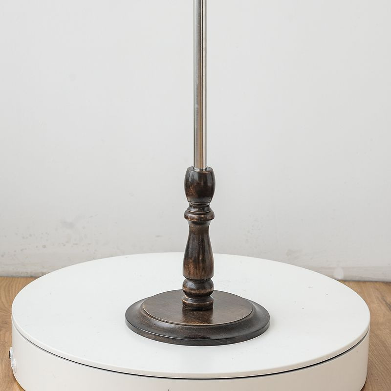 Modelo de tela de medio cuerpo base madera maciza metal tienda de ropa accesorios de plataforma para hombres y mujeres placa cuadrada trípode rueda universal